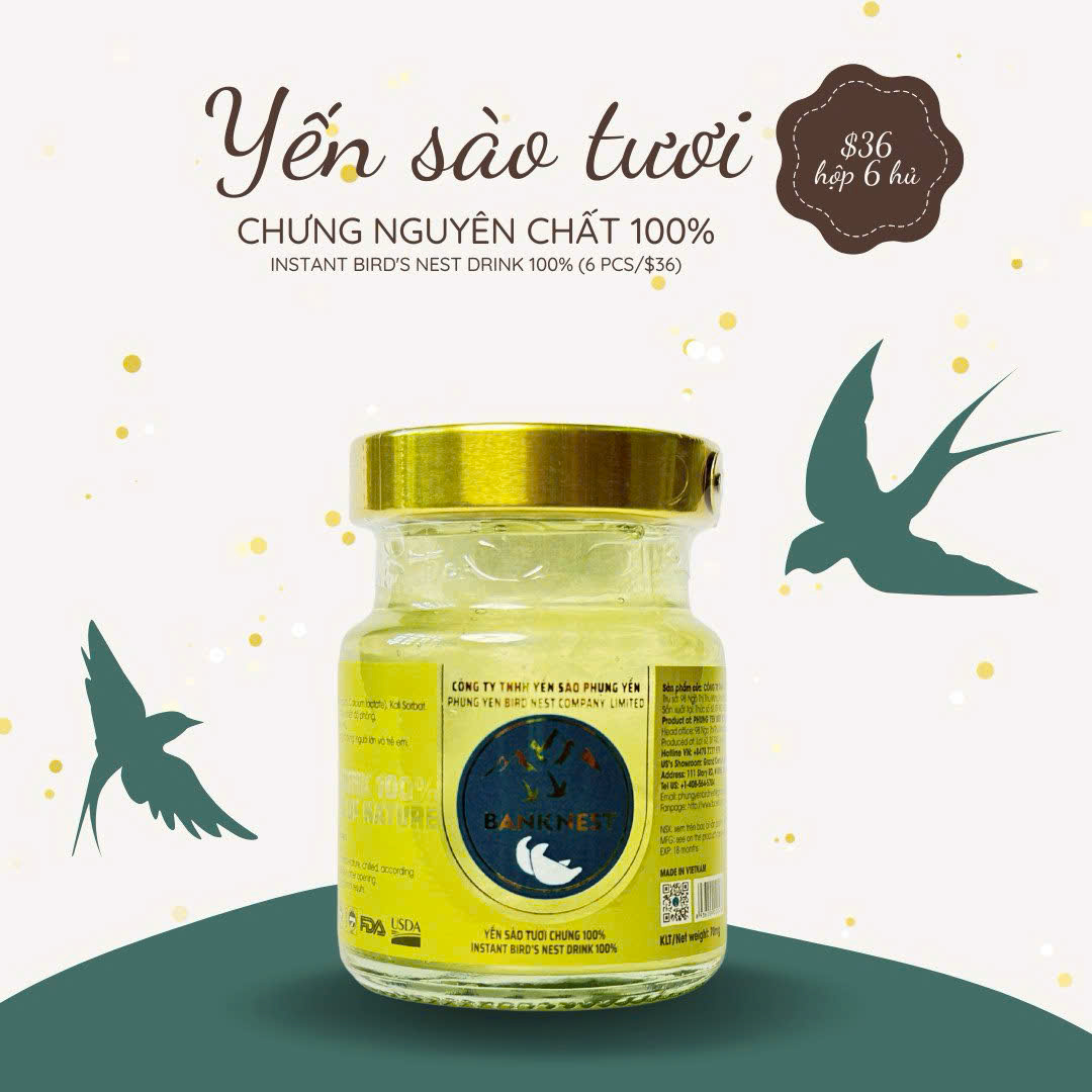 Combo 6 hy yen sao tuoi nguyen chat
